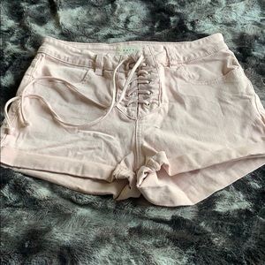 PacSun Light Pink Super Stretch Shorties
